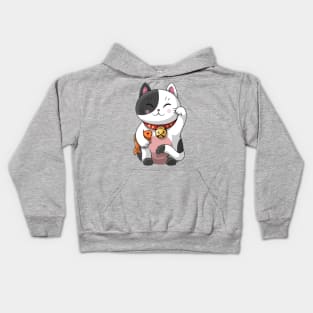 Lucky cat! Kids Hoodie